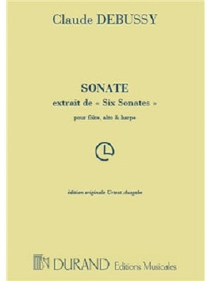 Debussy - Sonate Flute-Alto-Harpe Materiel (Durand)
