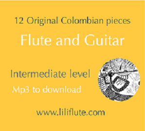 Marulanda, Carmen - 12 Original Colombian pieces for Flute & Guitar