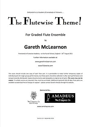 Mclearnon, G - The Flutewise Theme is a Graded Flute Choir