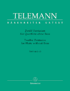 Telemann - Fantasies 12 Solo Flute (Barenreiter)