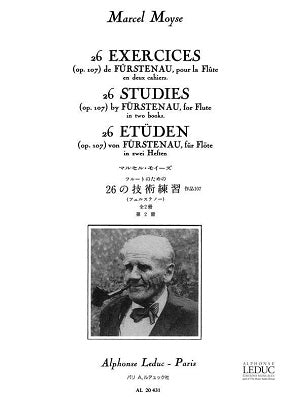 Marcel Moyse: 26 Exercices de Fürstenau Op.107, Vol.2
