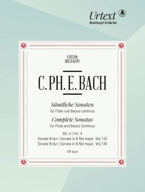 CPE Bach Complete Sonatas Vol 4