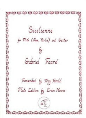Faure - Sicilienne arr for flute and guitar by Terry Herald