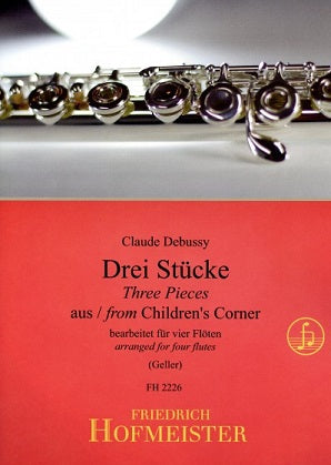 Debussy - Three pieces from Children's Corner for four flutes