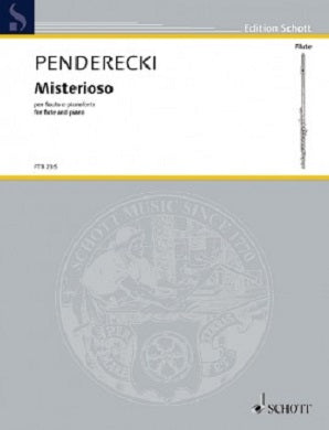 Penderecki Krzysztof -  Misterioso for Flute and Piano