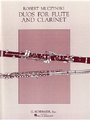 Muczynski, Robert- Duos for flute and clarinet (Hal Leonard)