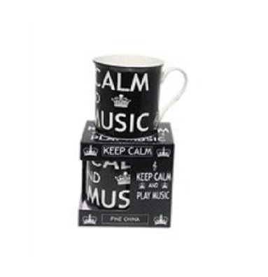 Mug Keep Calm & Play Music