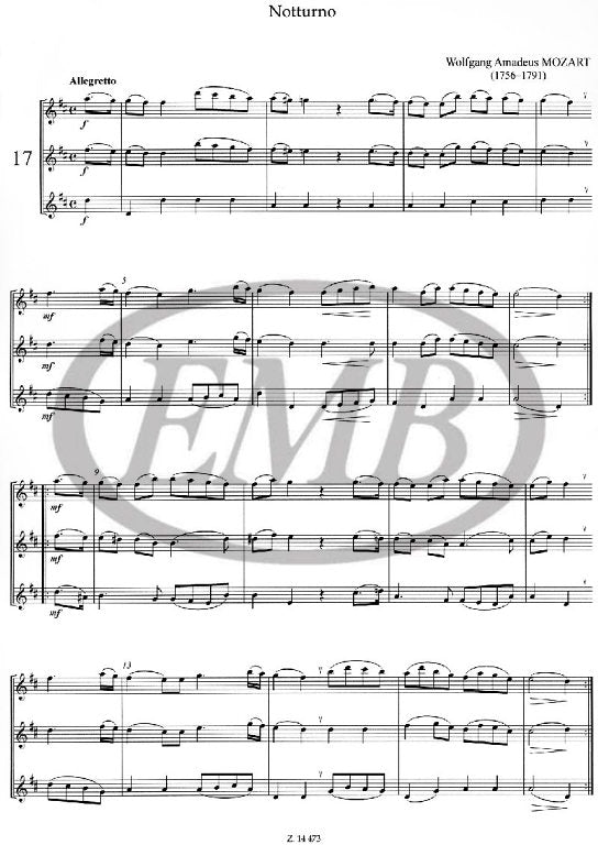 Trios for flutes, transcribed and edited by Kovács Imre, Zempléni László