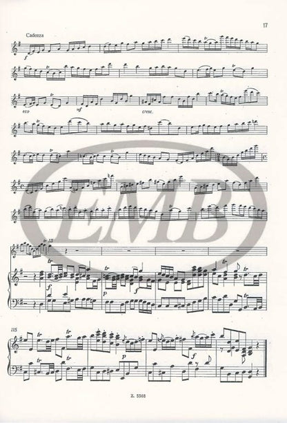 Quantz - Concerto in G Major QV5:192 REDN for flute and piano