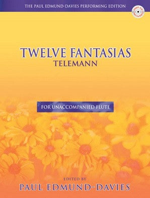 Telemann - Twelve Fantasias Ed Paul Edmund-Davies with CD
