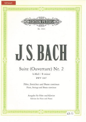 Bach J S - Suite (Overture) No. 2 BWV 1067 (Peters)