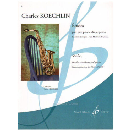 Koechlin, Charles - 15 Etudes for Alto Saxophone and Piano
