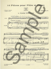 Koechlin, Charles - 14 pièces pour flûte et piano (Salabert)