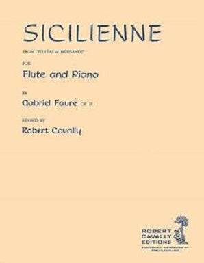 Faure - Sicilienne for flute and piano