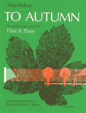 Ridout, A - To Autumn Flute/Piano