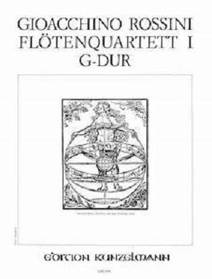 Rossini Flute Quartet No 1 in G Major-Flute and String Trio-Edition Kunzelmann