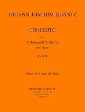 Quantz Concerto in G minor QV6:8 for two flutes and orchestra (Piano Reduction)
