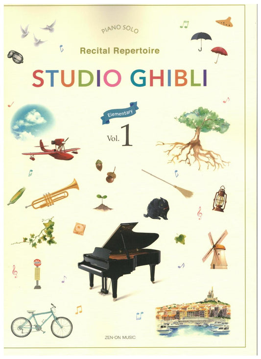 Studio Ghibli Recital Repertoire 1 Elementary  for solo piano