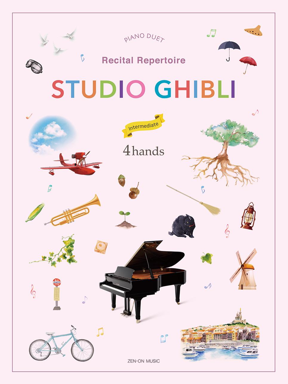 Studio Ghibli  - A collection of popular tunes for 4 hands (Intermediate)