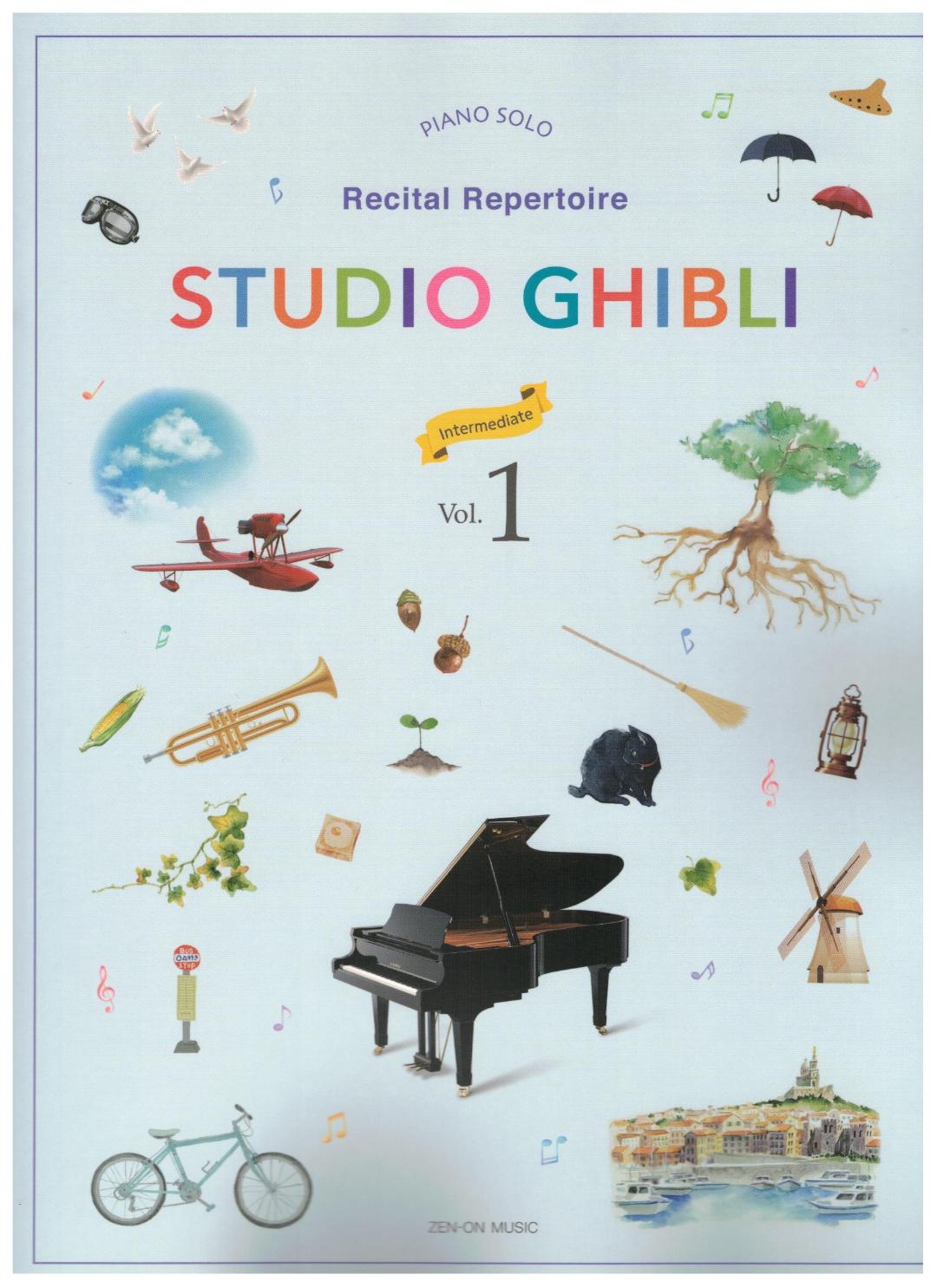 Studio Ghibli Recital Repertoire 1 Intermediate for solo piano