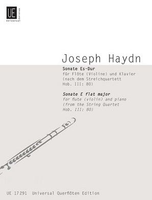 Haydn, Joseph : Sonata for flute (violin) and piano Hob. III:80 |
