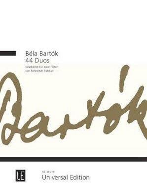 Béla Bartók: 44 Duos for 2 flutes