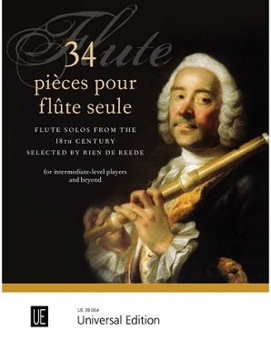 Diverse: 34 pièces pour flûte seule for flute - Flute solos from the 18th century