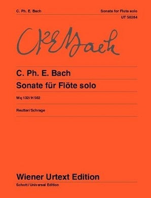 Bach, C.Ph.E - Sonate for solo flute Wq132/H562 in A minor (Wiener Urtext)
