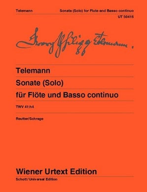 Telemann - Sonata for flute and BC in b minor (Wiener Urtext)
