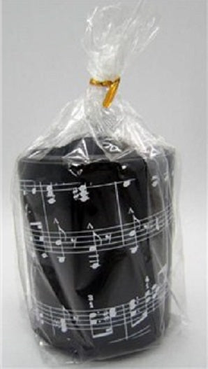 Stationary Holder Music Notes Design - Black