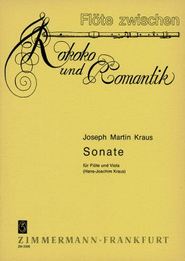 Kraus, J , M - Sonate for flute and viola